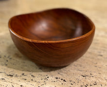 Load image into Gallery viewer, Freeform teak bowl by Stig Sandkvist