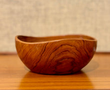 Load image into Gallery viewer, Freeform teak bowl by Stig Sandkvist