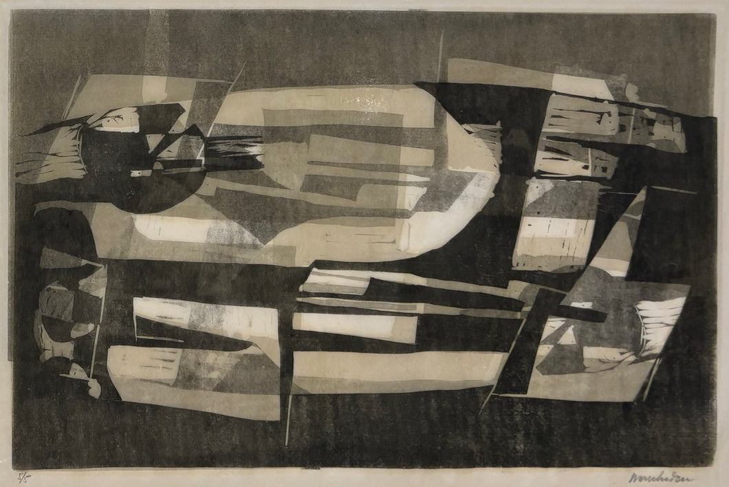 'Abstract in Black, White and Grey' by Stig Wernheden