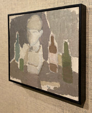 Load image into Gallery viewer, &#39;Still Life With Bottles and Statue&#39; by unknown artist
