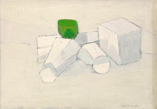 'Still Life With Green Apple and Objects' by Gunnar Hållander