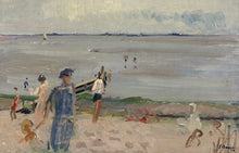Load image into Gallery viewer, 'Danish Beach Scene' by Svend Bagger
