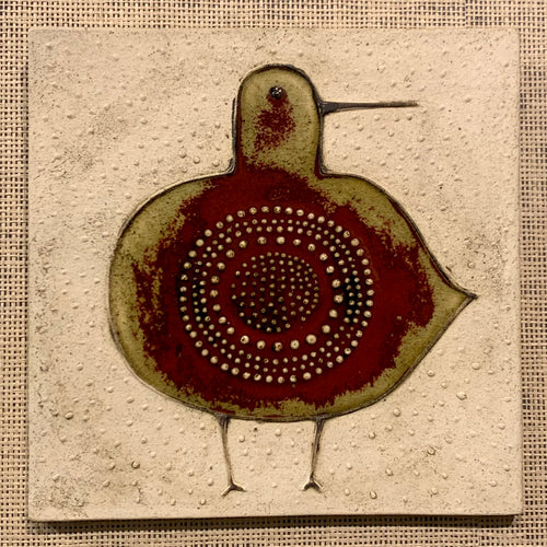 Bird wall plaque by Sylvia Leuchovius for Rörstrand