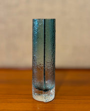 Load image into Gallery viewer, Blue grey glass vase by Tamara Aladin for Riihimäen Lasi Oy, Finland