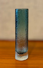 Load image into Gallery viewer, Blue grey glass vase by Tamara Aladin for Riihimäen Lasi Oy, Finland