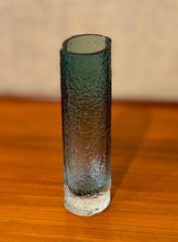 Load image into Gallery viewer, Blue grey glass vase by Tamara Aladin for Riihimäen Lasi Oy, Finland