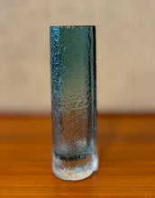 Load image into Gallery viewer, Blue grey glass vase by Tamara Aladin for Riihimäen Lasi Oy, Finland