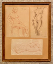 Load image into Gallery viewer, &#39;Three Figure Studies&#39; by Axel Kargel