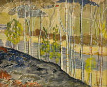 Load image into Gallery viewer, 'Birches on Riverbank’ by Tor Otto Fredlin