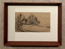 Load image into Gallery viewer, &#39;Landscape with Building and Trees&#39; by Tore Wideryd