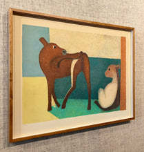 Load image into Gallery viewer, &#39;Two Calves&#39; by Niels Lergaard
