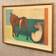 Load image into Gallery viewer, &#39;Two Calves&#39; by Niels Lergaard
