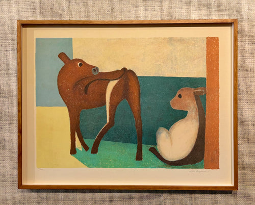 'Two Calves' by Niels Lergaard