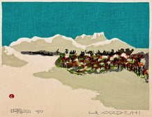 Load image into Gallery viewer, 'Shikoku no yama' (Mountains of Shikoku) by Umetaro Azechi