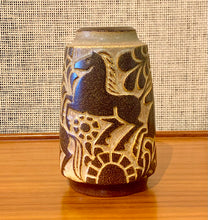 Load image into Gallery viewer, Vase with horse motif by Marianne Starck for Bornholm, Denmark