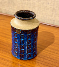 Load image into Gallery viewer, Vase with blue and brown glaze by Maria Philippi for Søholm - ON SALE was $190 now $160 - 10thANNIVERSARYSALE