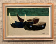 Load image into Gallery viewer, &#39;Boats, Portugal&#39; by Gustaf Georg Walles