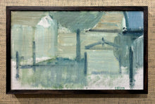 Load image into Gallery viewer, 'Waterside with Trees and Buildings' by Carl Delden