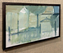 Load image into Gallery viewer, 'Waterside with Trees and Buildings' by Carl Delden