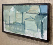 Load image into Gallery viewer, 'Waterside with Trees and Buildings' by Carl Delden