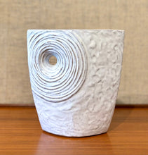 Load image into Gallery viewer, Modernist Japanese Ikebana vessel with offset circular opening