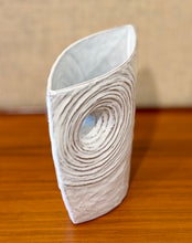 Load image into Gallery viewer, Modernist Japanese Ikebana vessel with offset circular opening