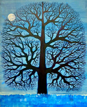 Load image into Gallery viewer, 'Winter Tree Under Moonlight' by Kerstin Lundberg-Stenman