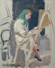 Load image into Gallery viewer, &#39;Woman Painting&#39; by Gustaf Höglund