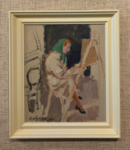 'Woman Painting' by Gustaf Höglund