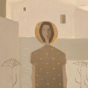 'Woman with Plants and Houses' by Fabian Lundqvist