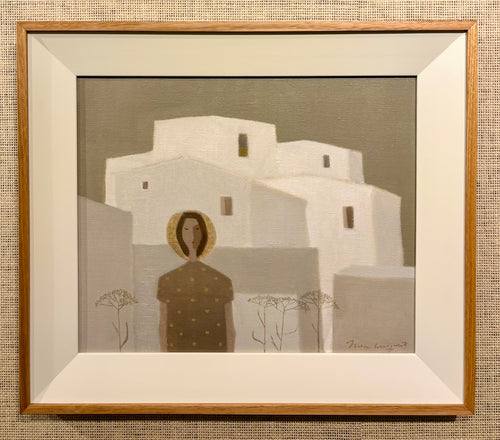 'Woman with Plants and Houses' by Fabian Lundqvist