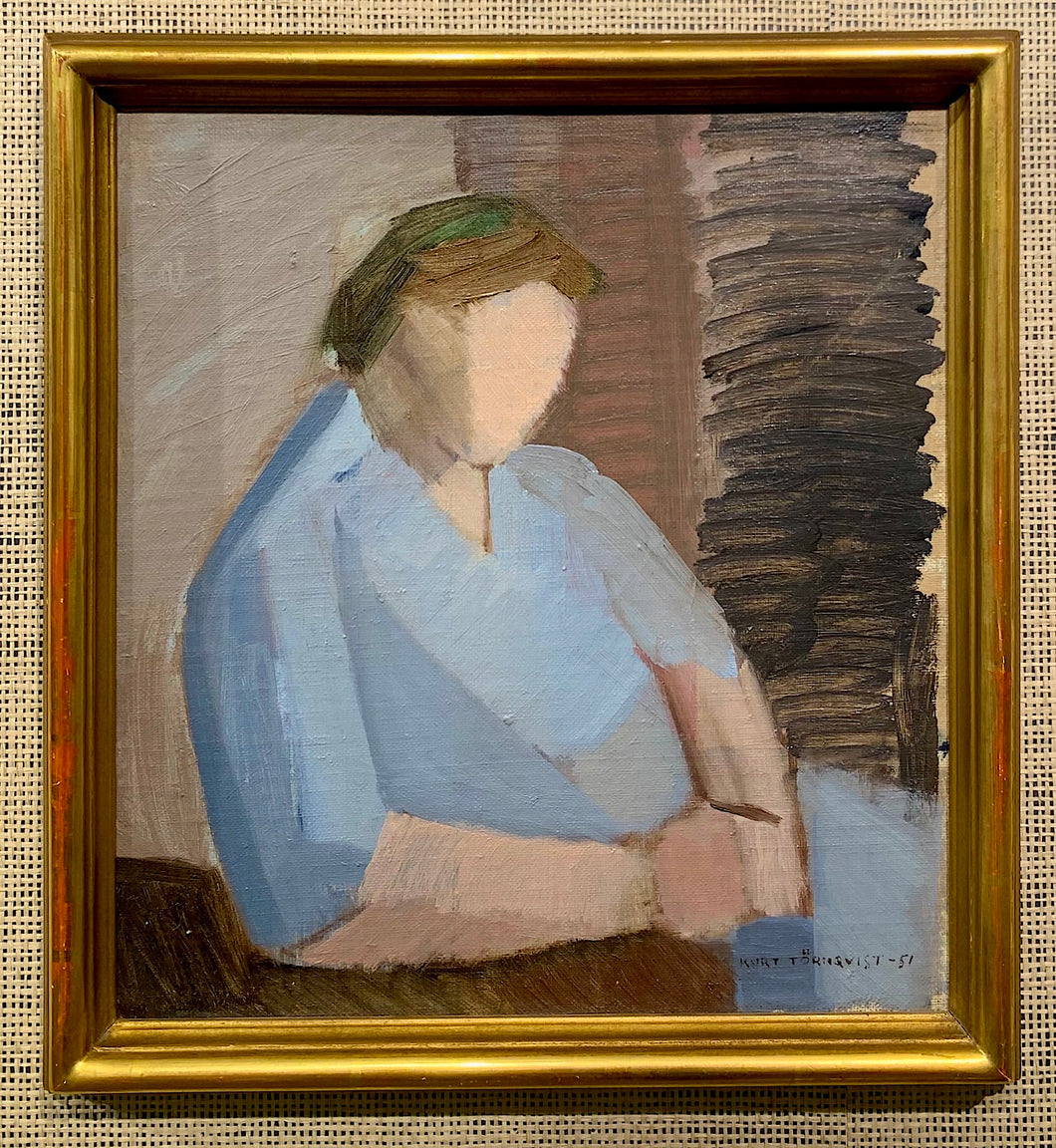 'Woman in Blue Dress' by Kurt Törnqvist