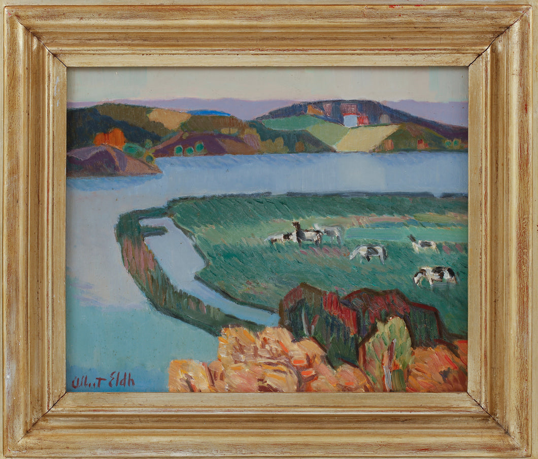 'Kossor på sommarbete' (Cows at Pasture) by Albert Eldh - ON SALE