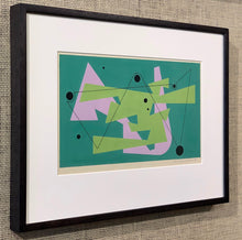 Load image into Gallery viewer, &#39;Abstract in Green and Pink&#39; by Knud Raunkiær Jensen