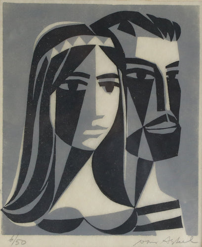 'Cubist Couple' by Adrian van Arkel