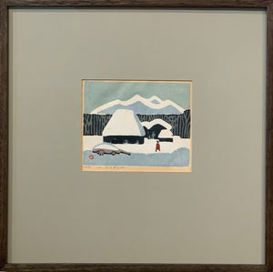 'Countryhouse in Snow' by Umetaro Azechi