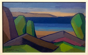 'Coastal Landscape' by Yngve Andersson