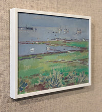 Load image into Gallery viewer, &#39;Coastal Landscape with Boats&#39; by Edvin Ollers