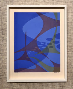 'Composition on Blue' by Nils Nixon