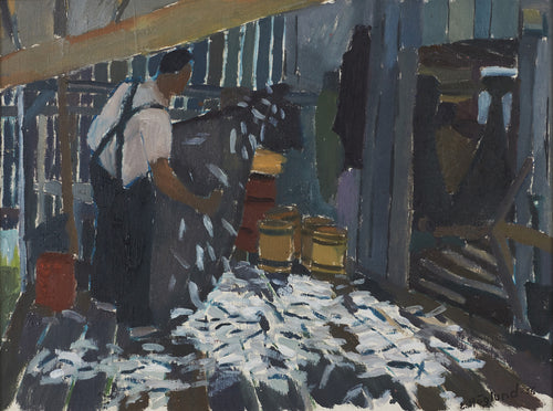 'Herring Fisherman' by Erik Höglund - ON SALE was $1450 now $1250 - 10thANNIVERSARYSALE