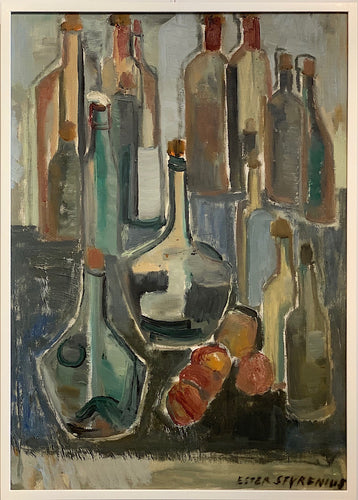 'Still Life With Bottles' by Ester Styrenius