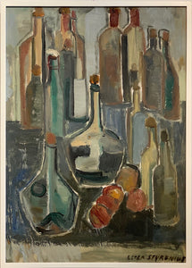 'Still Life With Bottles' by Ester Styrenius