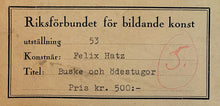 Load image into Gallery viewer, &#39;Buske och Ödestugor&#39; (Shrub and Wilderness Cottage) by Felix Hatz