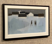 Load image into Gallery viewer, &#39;Figures Meeting in Winter Landscape&#39; by Fabian Lundqvist