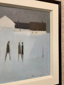 'Figures Meeting in Winter Landscape' by Fabian Lundqvist
