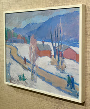 Load image into Gallery viewer, &#39;Figures Walking in Winter Landscape&#39; by John Hedman