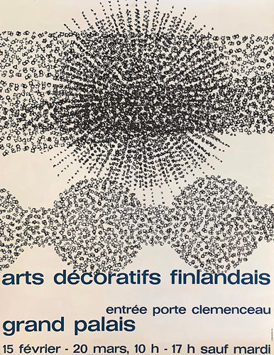 'Art Decoratifs Findlandais' - vintage exhibition poster