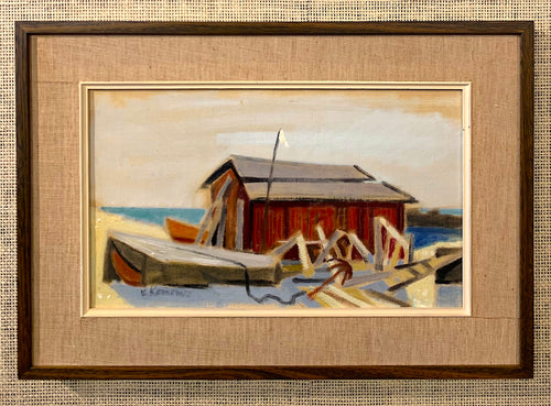 'Fishing Shack and Boats' by Jürgen von Konow