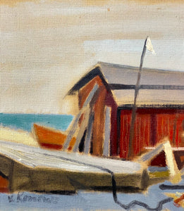 'Fishing Shack and Boats' by Jürgen von Konow
