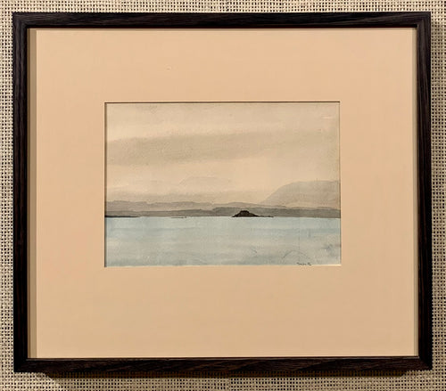 'Dimma i Fjord, Nord-Norge' (Fog in Fjord, Northern Norway) by Torbjörn Zetterholm